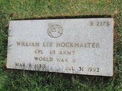 William Lee Hockhalter 
