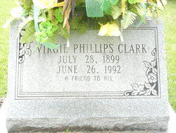 Virgie <I>Ashcraft</I> Phillips Clark 