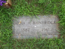 Anna <I>Hastie</I> Bainbridge 