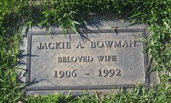 Jackie A <I>Van West</I> Bowman 