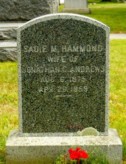 Sadie M. <I>Hammond</I> Andrews 