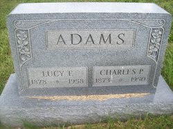 Lucy Florence <I>McLaughlin</I> Adams 