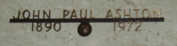 John Paul “Paul” Ashton 