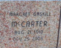 Margaret <I>Gaskill</I> McCarter 
