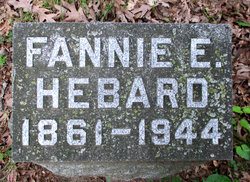 Frances Ellen “Fannie” <I>Reeves</I> Hebard 