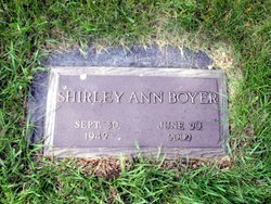 Shirley Ann <I>Watson</I> Boyer 