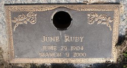 June G. <I>Dickey</I> Rudy 