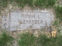Minnie L Alexander 