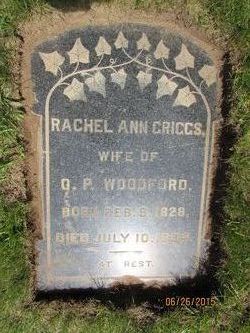 Rachel Ann <I>Griggs</I> Woodford 