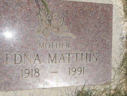 Edna <I>Matthis</I> Dietrich 
