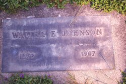 Walter E Johnson 