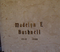 Mary Madeline “Madelyn” <I>Ellis</I> Bushnell 