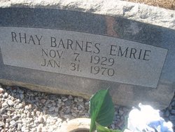 Ada Rhay <I>Barnes</I> Emrie 