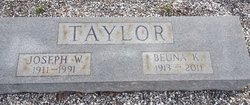 Joseph William Taylor 