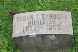 Susan T. <I>Sanborn</I> Burleigh 