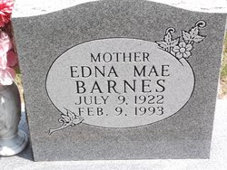 Edna Mae <I>McDonald</I> Barnes 