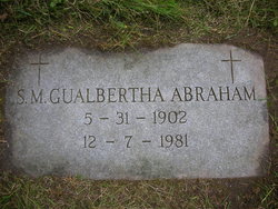 Sr Mary Gualbertha Abraham 