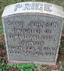 Sara <I>Johnson</I> Price 