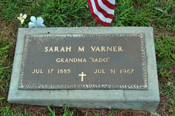 Sarah Melissa “Grandma Sado” <I>Tennant</I> Varner 