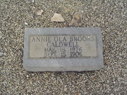 Annie Ola <I>Brooks</I> Caldwell 