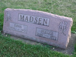 Emma <I>Jensen</I> Madsen 