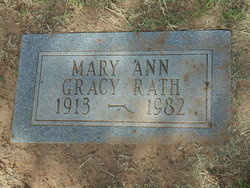 Mary Ann <I>Dunn</I> Gracy-Rath 
