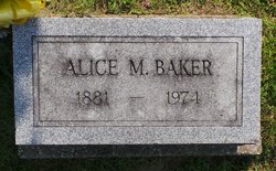 Alice May <I>Stevenson</I> Baker 