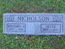 Anzinetta “Nettie” <I>Wagner</I> Nicholson 