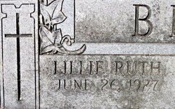 Lillie Ruth Blue 