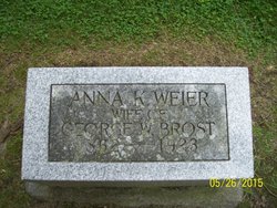 Anna K <I>Weier</I> Brost 