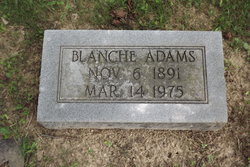 Blanche <I>Garrard</I> Adams 