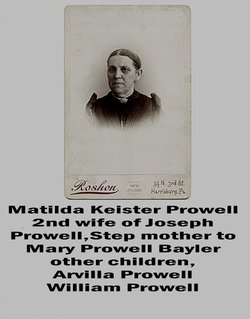 Matilda <I>Keister</I> Prowell 