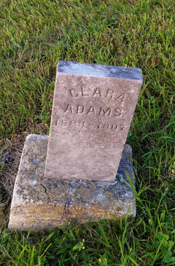 Clara <I>DeHaven</I> Adams 