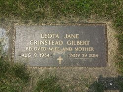 Leota Jane <I>Grinstead</I> Gilbert 