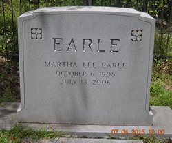 Martha <I>Lee</I> Earle 