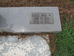 Alice Mae <I>Whittle</I> Allman 