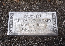 Fae <I>Talley</I> Hosey 