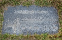 Shirley Dorothy Margaret <I>Vonk</I> Moss 