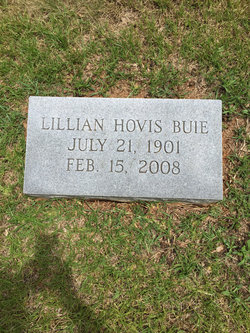 Lillian Bertha <I>Hovis</I> Buie 