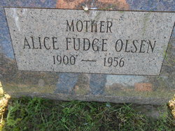 Alice Nora <I>Fudge</I> Olson 