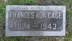 Frances Ada <I>Ballou</I> Gage 