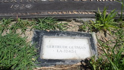 Gertrude Helen <I>Hardisty</I> Gutman 