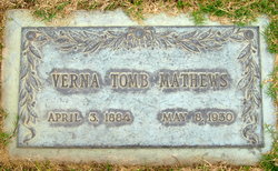 Verna May <I>Tomb</I> Mathews 