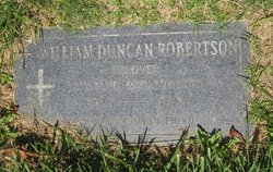 William Duncan Robertson 