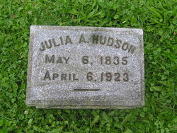 Julia A <I>Stone</I> Hudson 