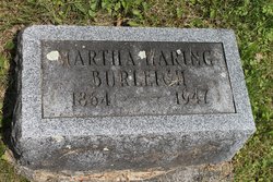 Martha <I>Haring</I> Burleigh 