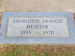 Charlotte <I>Francis</I> Hunter 