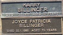 Joyce Patricia <I>Dick</I> Billinger 
