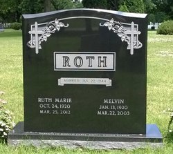 Ruth Marie <I>Grove</I> Roth 