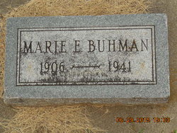 Marie Elizabeth <I>Heien</I> Buhman 